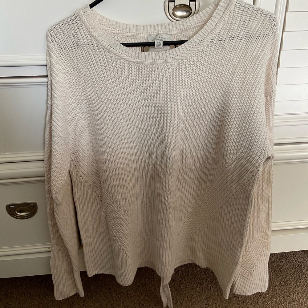 Lucky brand cream colored sweater.
